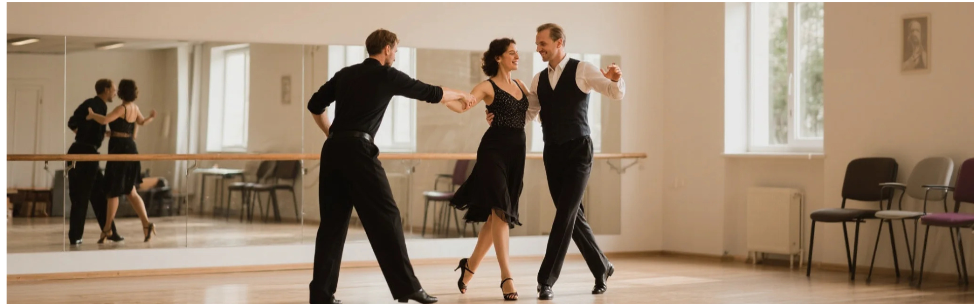 Pareja bailando tango